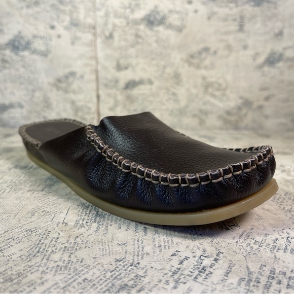 South of Africa Leather Slip On Loafers - Picture 1 of 10
